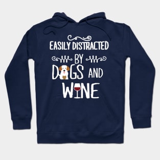 Dog and Wine Lovers Hoodie